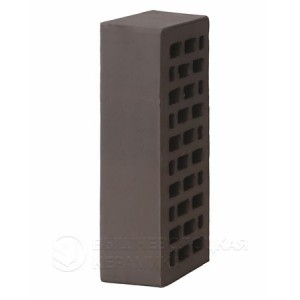 Кирпич лицевой темно-коричневый гладкий 1NF