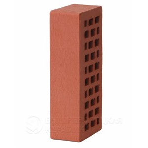 Кирпич лицевой красный старая стена 1NF
