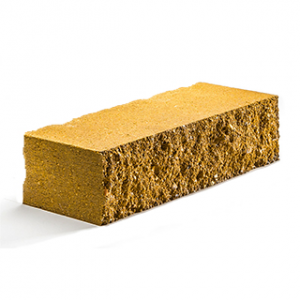 Кирпич бетонный полнотелый 2-сторонний колотый Табачный Кирпич бетонный полнотелый 2-сторонний колотый Табачный